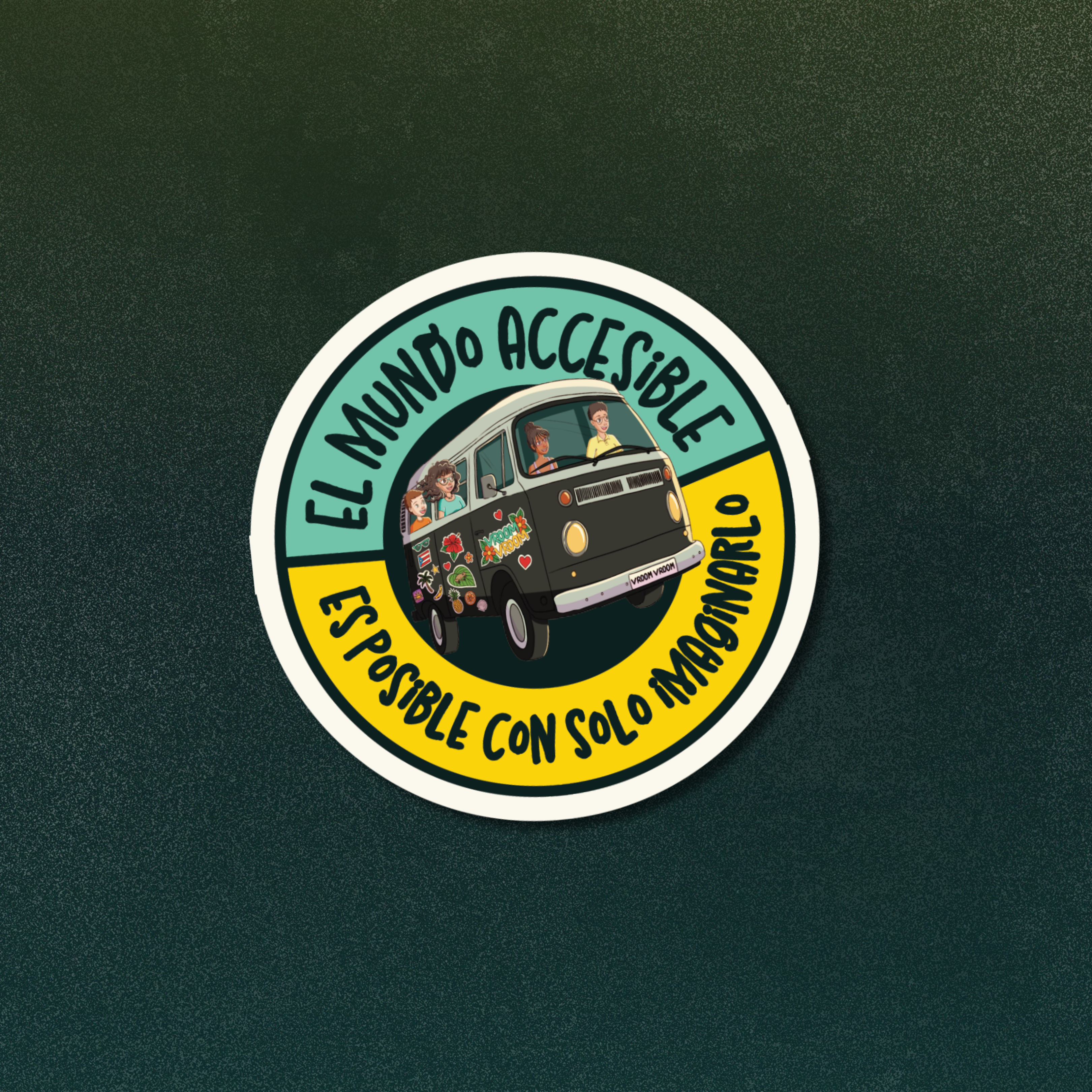 Pack de 6 Stickers — Colección Vroom Vroom