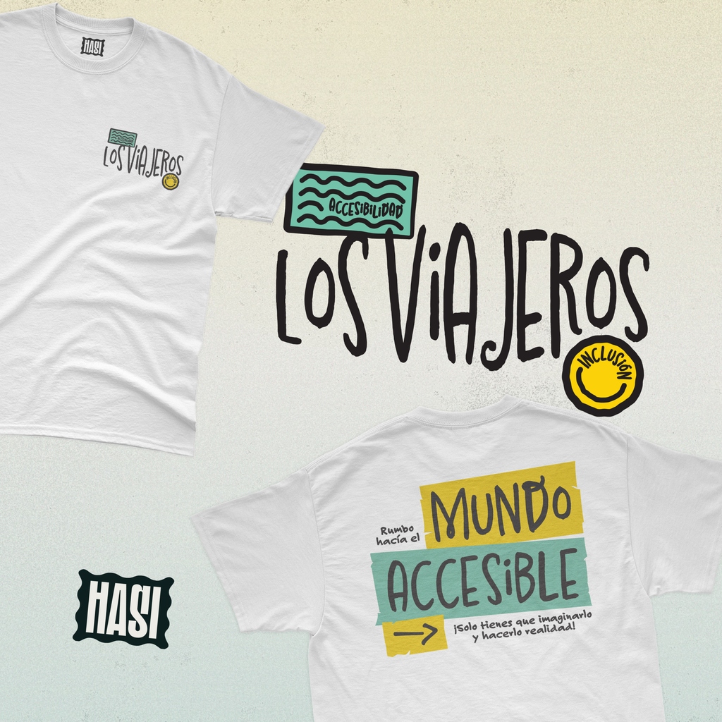 Camisa "Los Viajeros" — Rumbo al Mundo Accesible