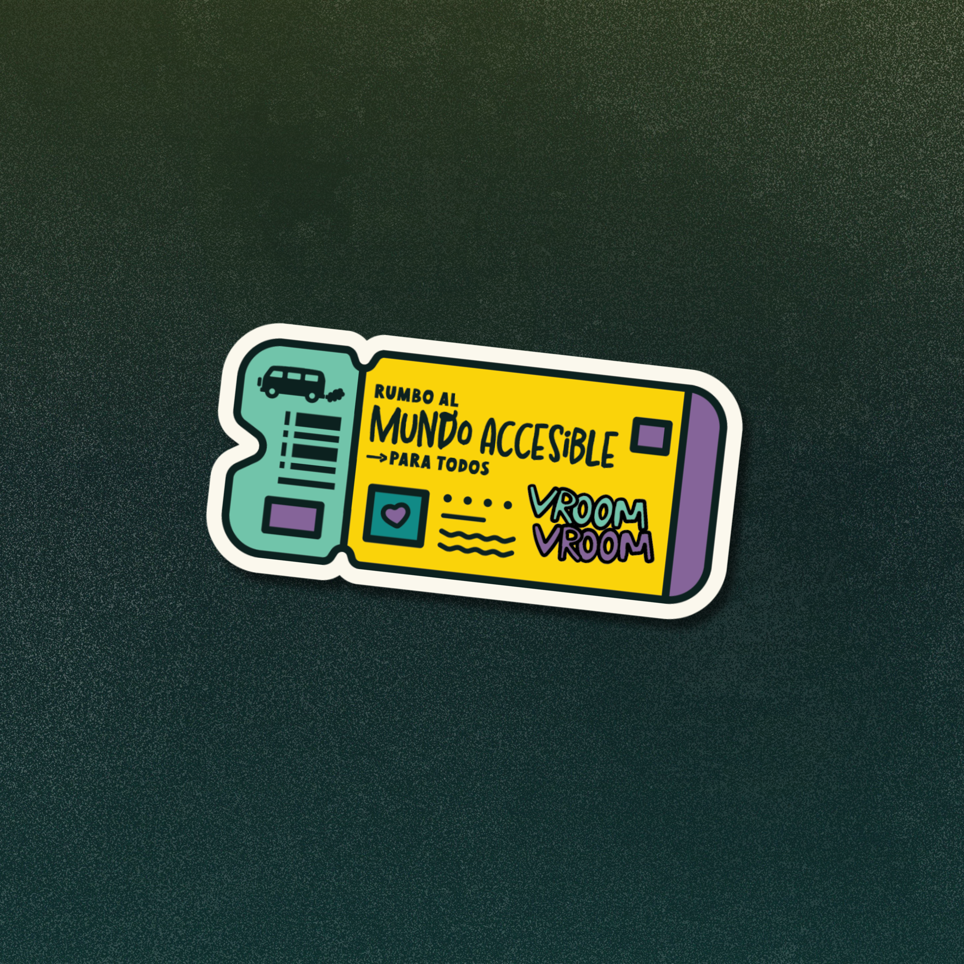 Pack de 6 Stickers — Colección Vroom Vroom