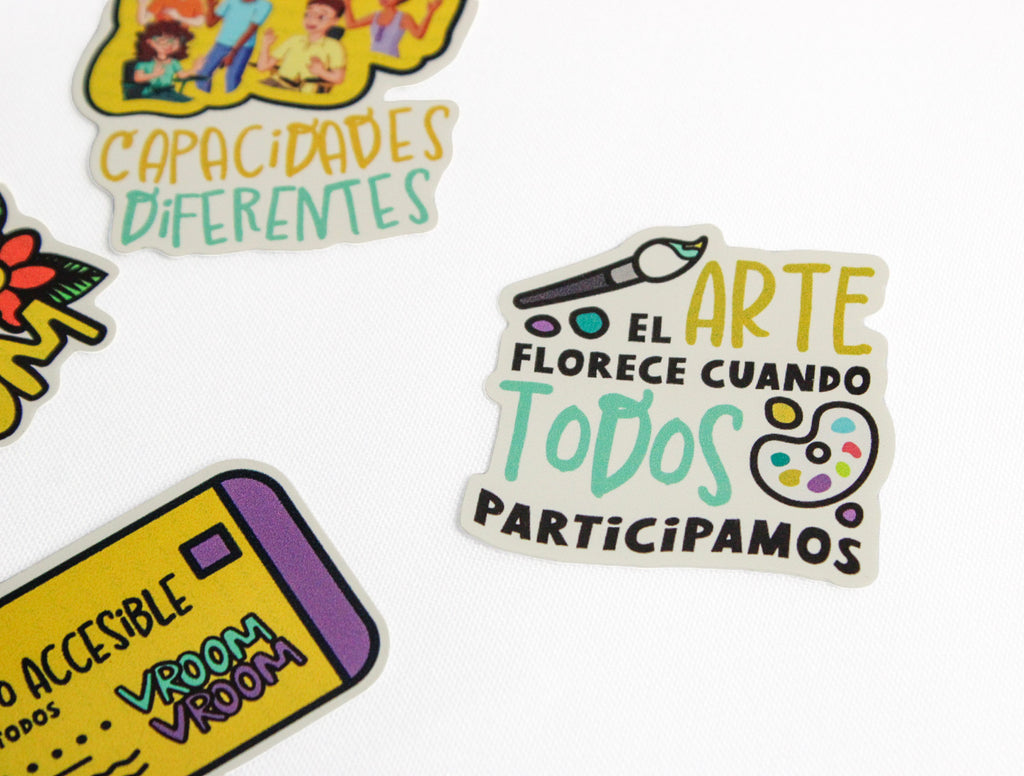 Pack de 6 Stickers — Colección Vroom Vroom