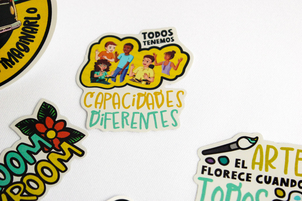 Pack de 6 Stickers — Colección Vroom Vroom