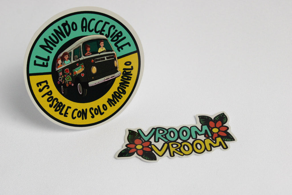 Pack de 6 Stickers — Colección Vroom Vroom