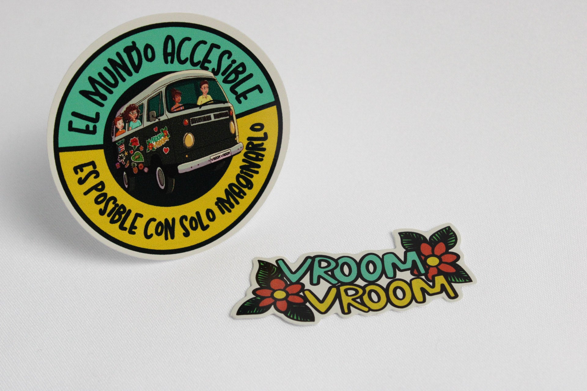 Pack de 6 Stickers — Colección Vroom Vroom