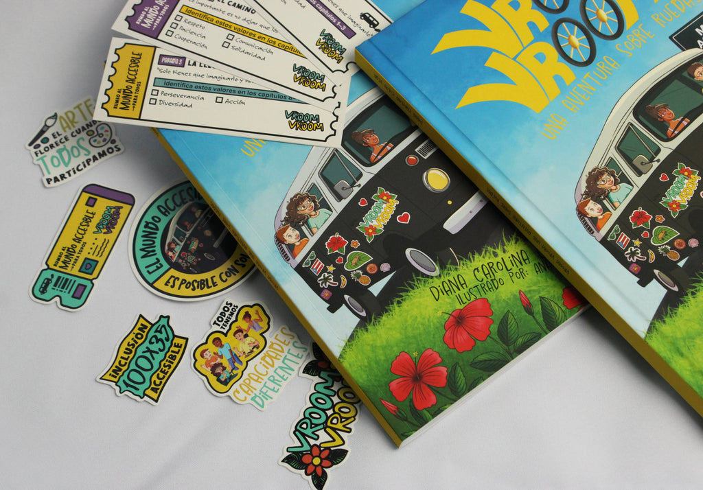 Pack de 6 Stickers — Colección Vroom Vroom